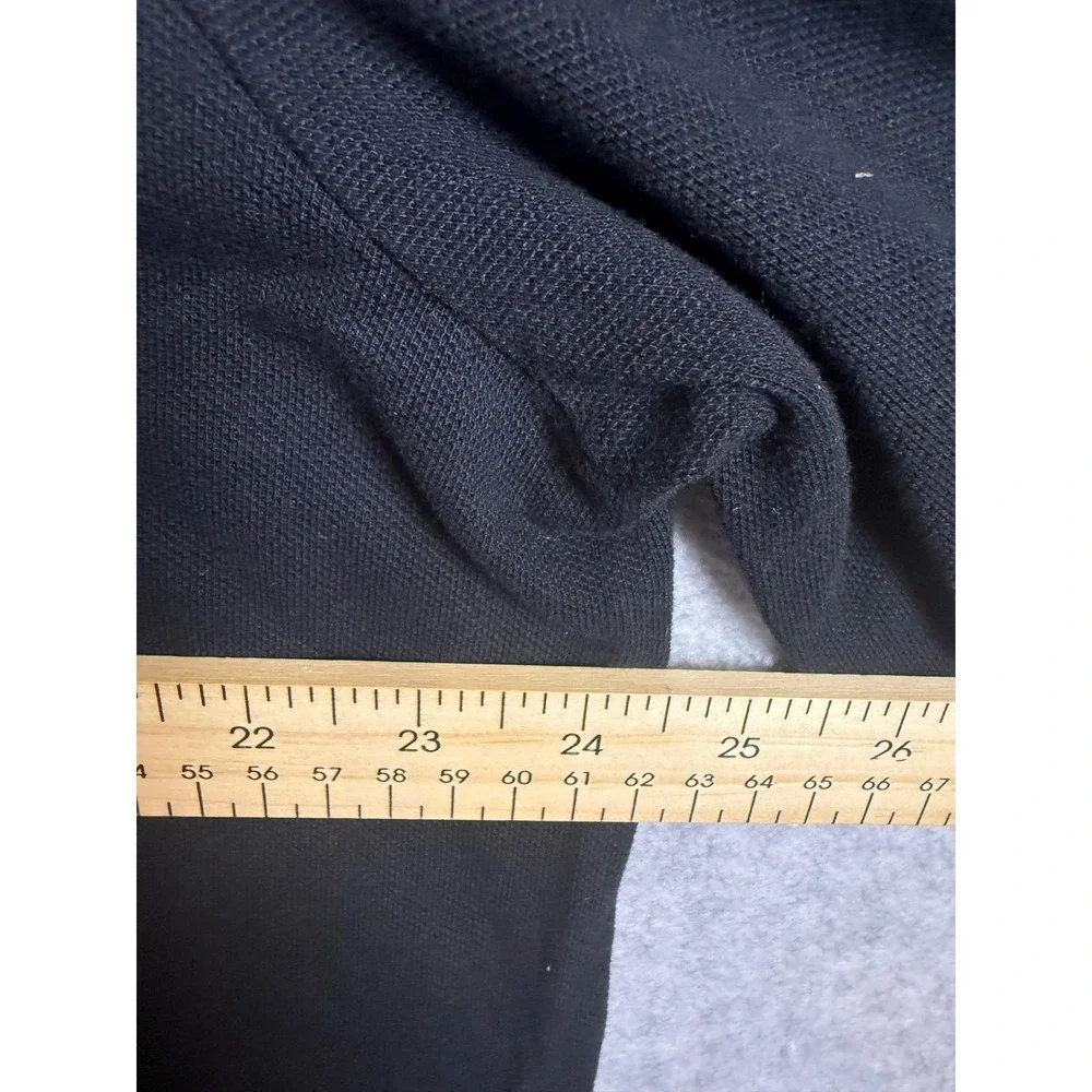 Polo Ralph Lauren Blackwatch Polo Team Long Sleeve Shirt Black XXL Custom Fit